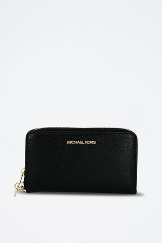 Compagnon en cuir Noir - Noir