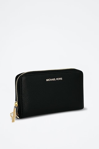 Compagnon en cuir Noir - Noir