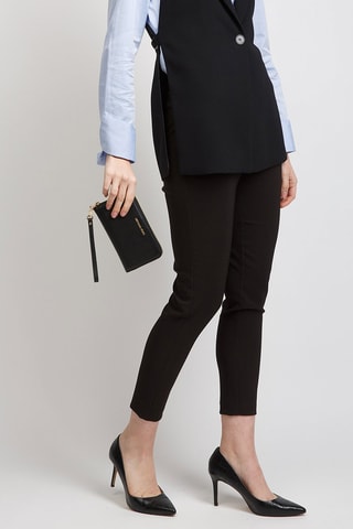 Compagnon en cuir Noir - Noir