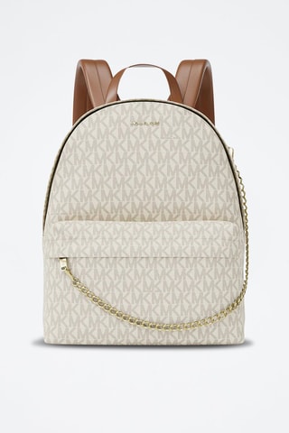 Sac à dos - Blanc, marron et gris