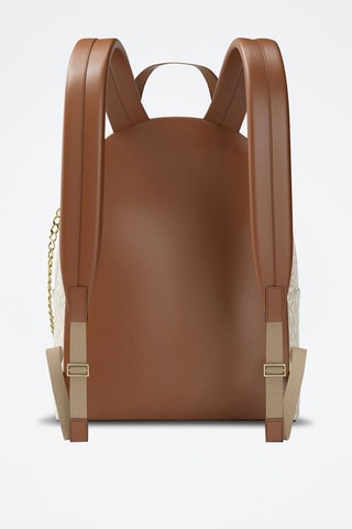 Sac à dos - Blanc, marron et gris