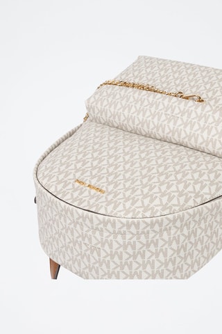 Sac à dos - Blanc, marron et gris