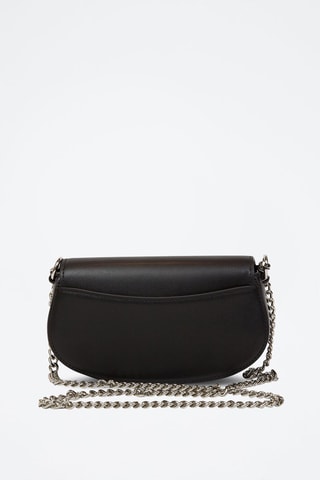 Sac bandoulière en cuir - Noir