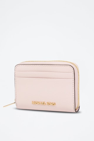 Porte-cartes en cuir - Rose