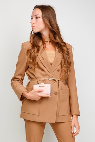 Portefeuille en cuir - Rose