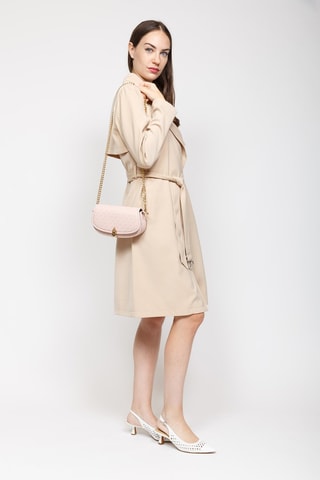 Sac bandoulière – Rose poudré - Rose et doré