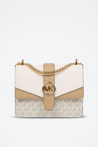 Sac bandoulière Greenwich - Blanc et doré