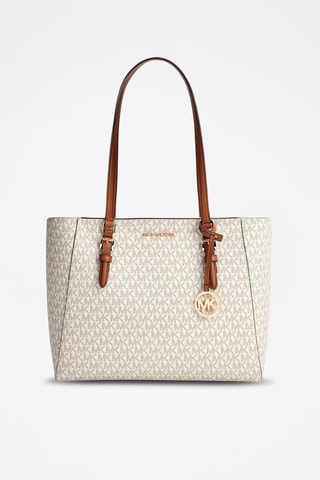 Cabas en cuir - Blanc