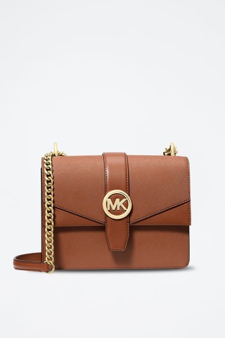 Sac bandoulière Greenwich - Doré et marron