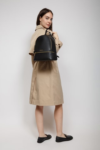 Sac à dos en cuir Rhea - Noir