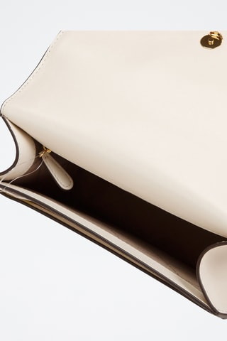 Sac bandoulière en cuir Greenwich - Beige