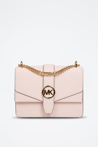 Sac bandoulière en cuir Greenwich - Rose