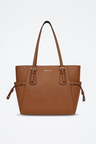 Sac porté épaule en cuir Voyager - Marron
