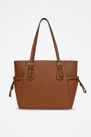 Sac porté épaule en cuir Voyager - Marron