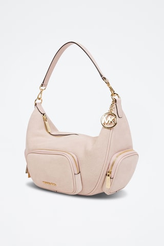 Sac porté épaule en cuir Merritt - Rose