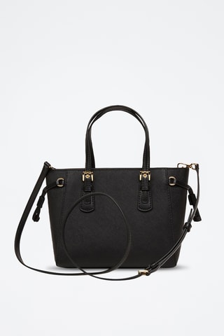 Sac à main en cuir Voyager - Noir