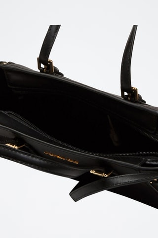 Sac à main en cuir Voyager - Noir