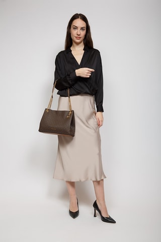 Sac porté épaule Christina - Marron