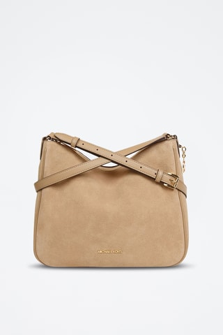 Sac bandoulière en cuir Nayla - Marron