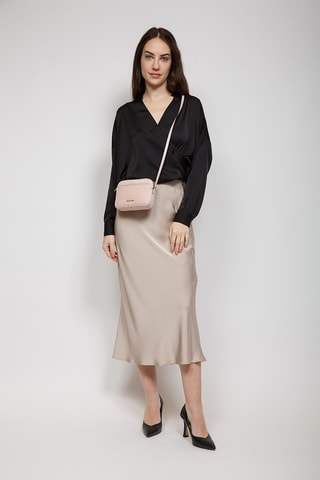 Sac bandoulière en cuir Jet Set Travel - Rose