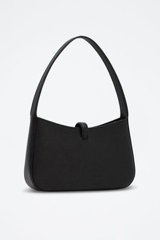 Sac porté épaule en cuir - Noir