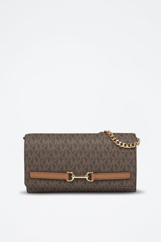 Sac bandoulière Carson - Noir, marron et doré