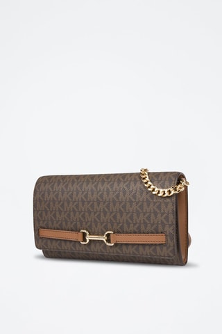 Sac bandoulière Carson - Noir, marron et doré
