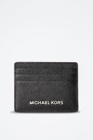 Porte-cartes en cuir - Noir