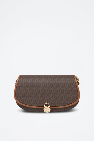 Sac bandoulière - Marron et doré