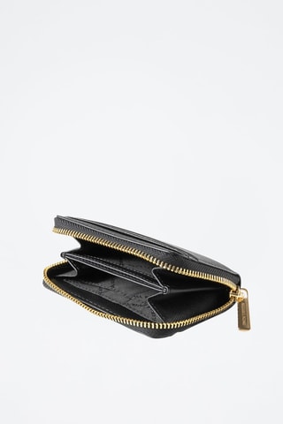 Porte-cartes en cuir - Noir