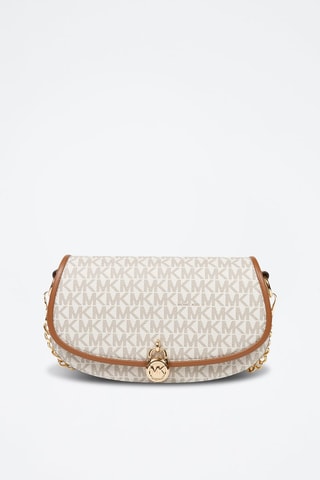 Sac bandoulière – Beige - Beige, doré et gris
