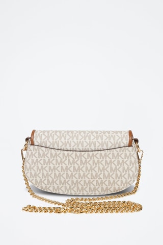 Sac bandoulière – Beige - Beige, doré et gris