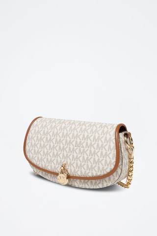 Sac bandoulière – Beige - Beige, doré et gris