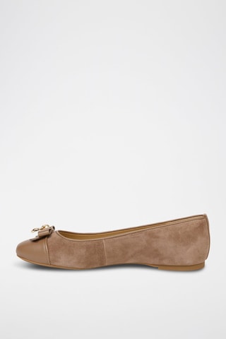 Ballerines - Doré et marron
