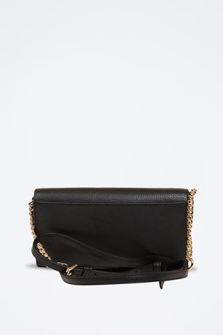 Sac bandoulière en cuir - Noir