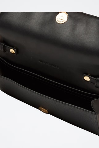 Sac bandoulière en cuir - Noir