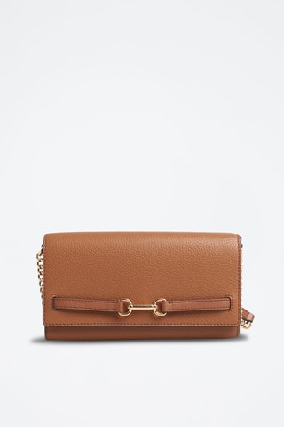Sac bandoulière en cuir - Marron