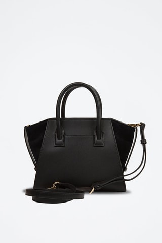 Sac à main e cuir - Doré et noir