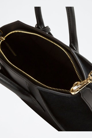 Sac à main e cuir - Doré et noir