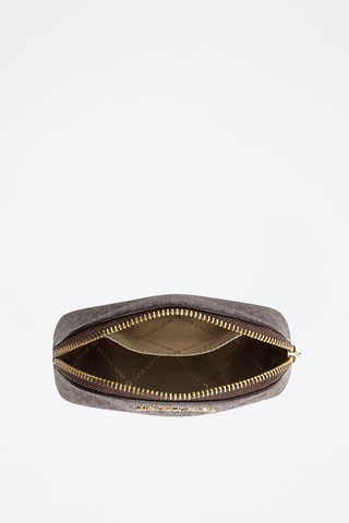 Pochette en cuir - Doré et marron