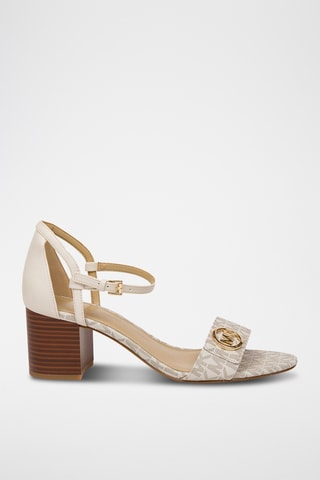 Sandales à talons Hannah Block - Beige