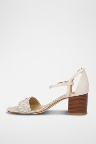 Sandales à talons Hannah Block - Beige