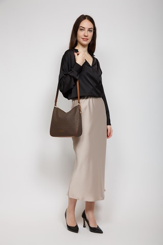 Sac bandoulière Nayla - Marron