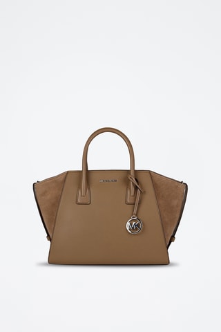 Sac à main en cuir Avril - Kaki