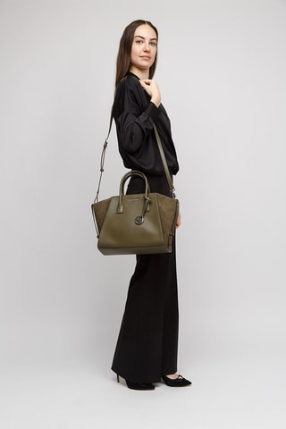 Sac à main en cuir Avril - Vert