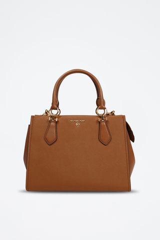 Sac à main en cuir Marilyn - Marron