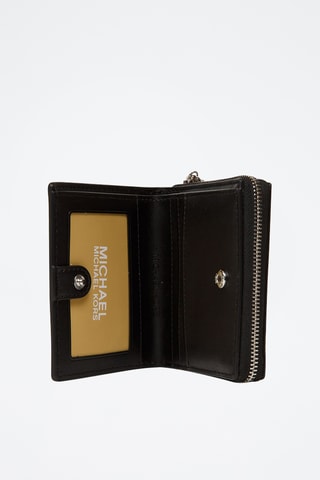 Porte-monnaie en cuir Money Pieces - Noir