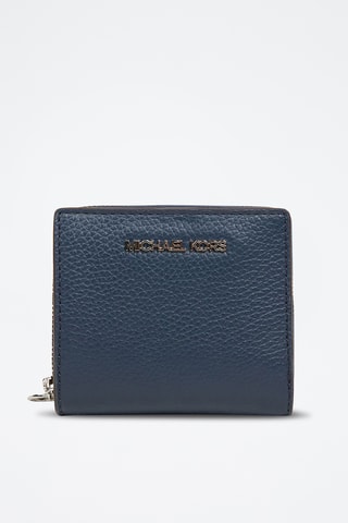 Porte-monnaie en cuir Money Pieces - Bleu marine