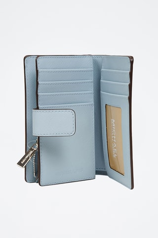 Portefeuille en cuir Jet Set Travel - Bleu