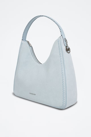 Sac porté épaule en cuir Nayla - Bleu